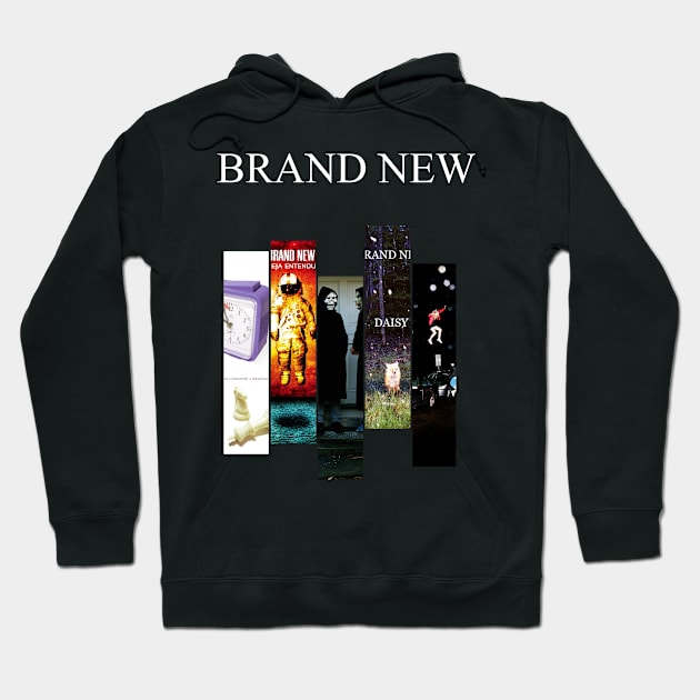 Brand New - Discography Hoodie by MusicForEyes